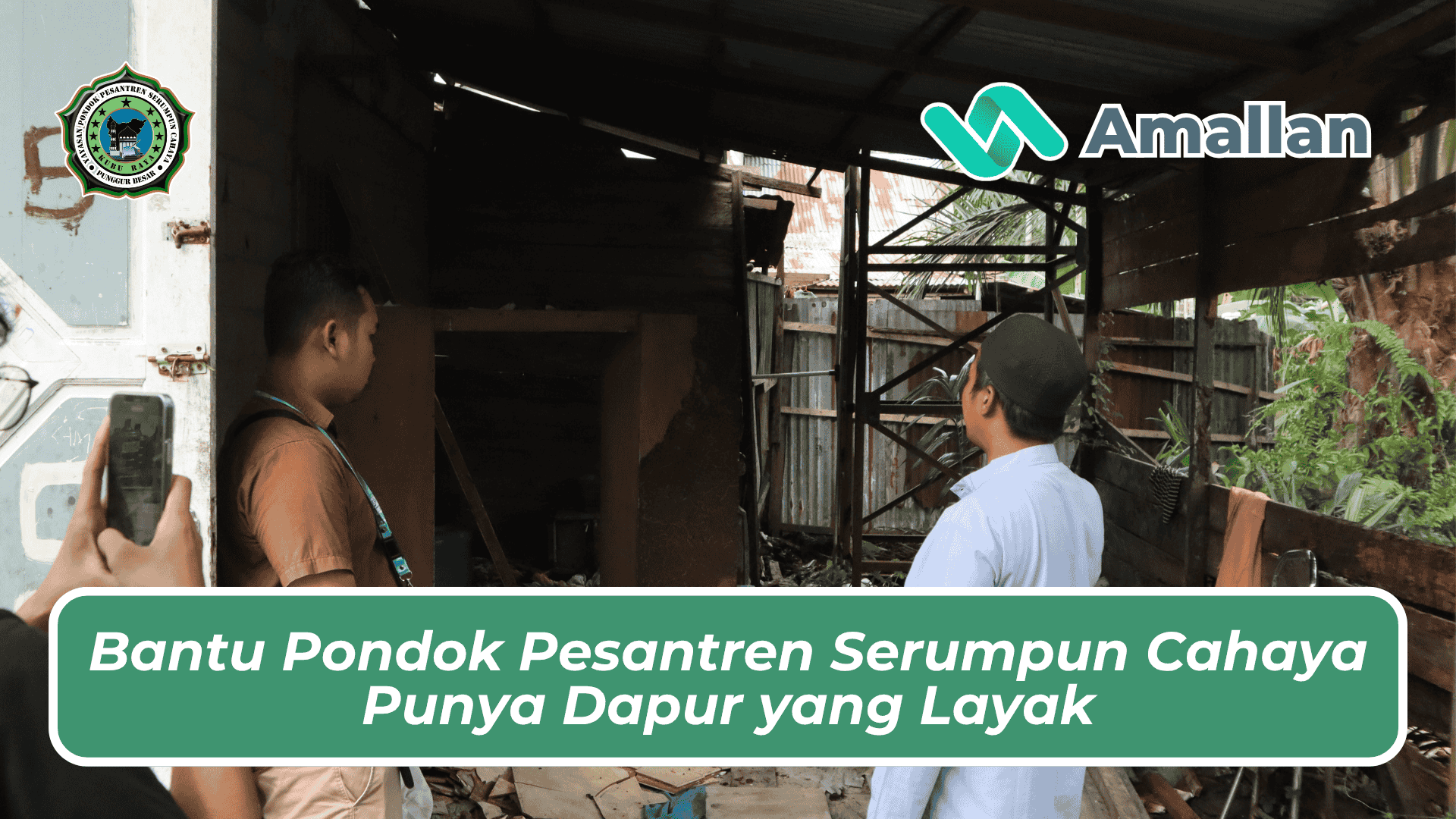 Bantu Pondok Pesantren Serumpun Cahaya Punya Dapur yang Layak